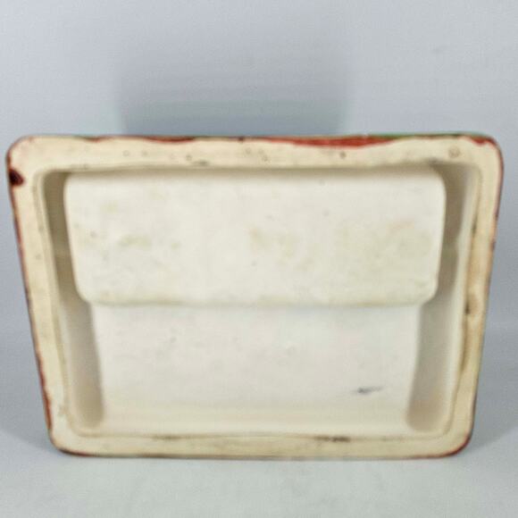 Ceramic frog bank and turtle items for sale Vintage Mid Century majolica glazed bird frog turtle ashtray centerpiece 10\